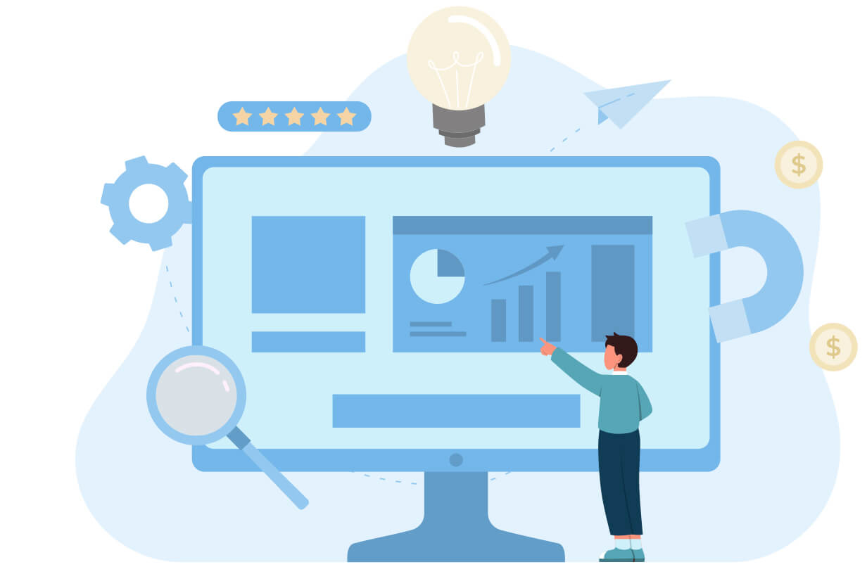 Website Planning and Strategy Services illustration